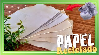 Cómo hacer papel reciclado en pocos pasos