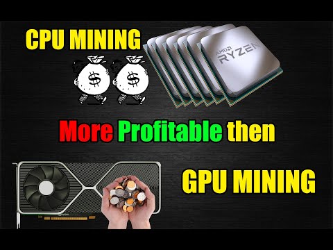 CPU MINING Blows past GPU MINING in Daily Profits !!!!