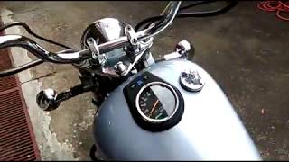 1999 Suzuki Savage LS650, cold start and idle.