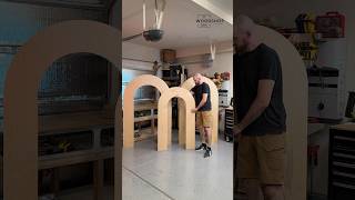 Hollow arch backdrop for event decoration #woodworking #decor #event #diydecor Hollow arch backdrop for event decoration #woodworking #decor #event #diydecor