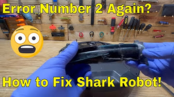 Shark Robot Vacuum Error Number 2! How to Fix Your Shark Robot Vacuum! Easy Fix for Shark Robot!