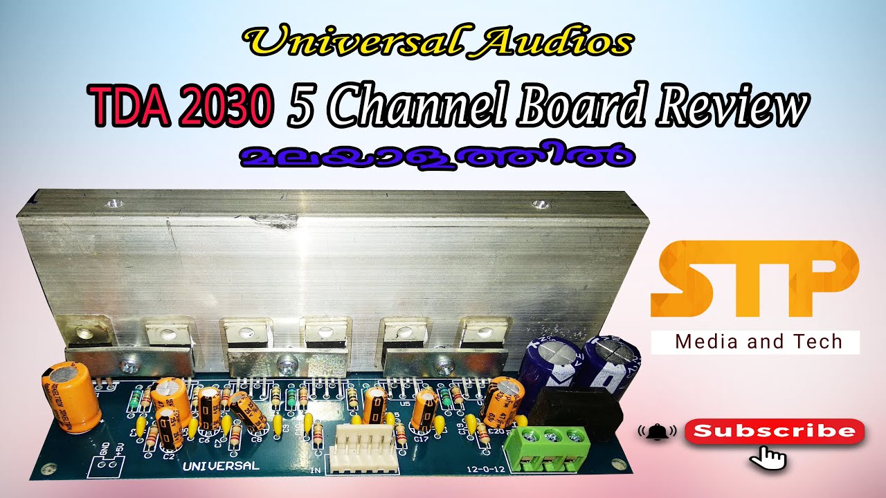 Universal Audios TDA 2030 5 Channel board review | ST Audios | ST Audio Tech