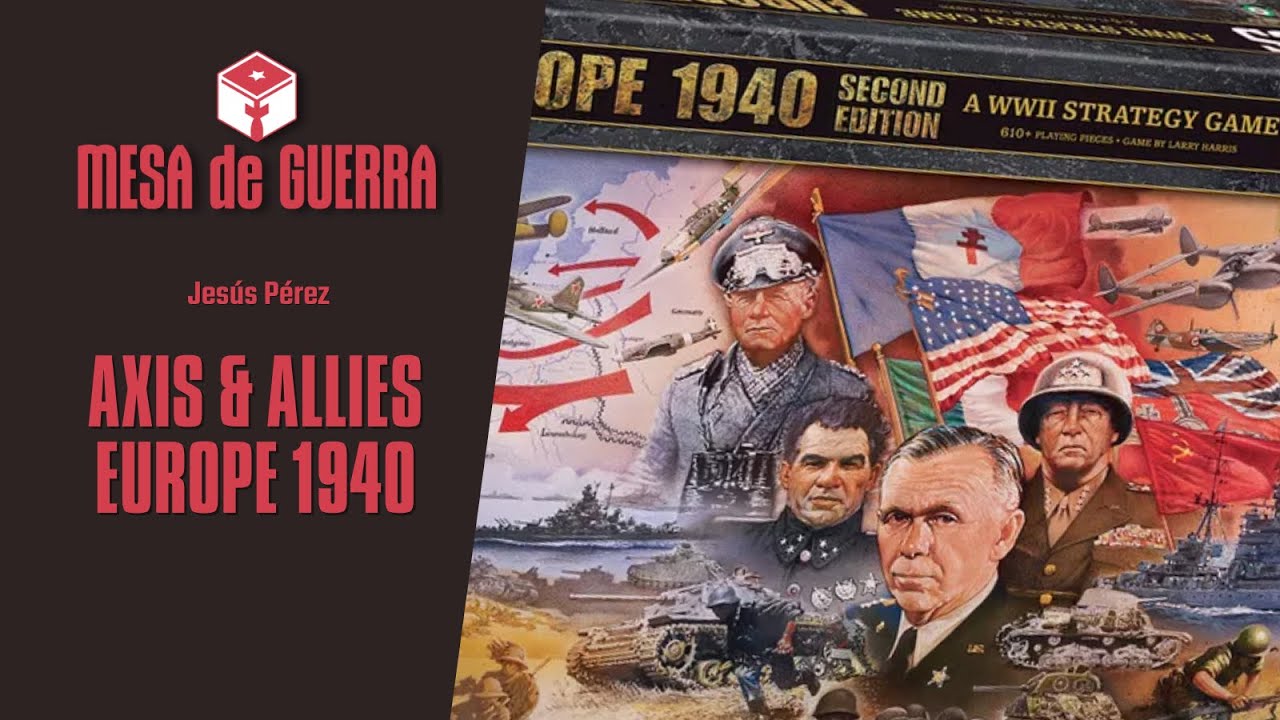 Axis & Allies Partida tutorial Capitulo 1 YouTube