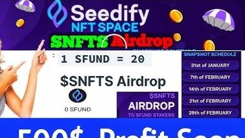 Seedify SNFT Airdrop Don