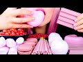 ASMR Mochi, Marshmallow, Popping Boba, Macarons | Eating Sounds