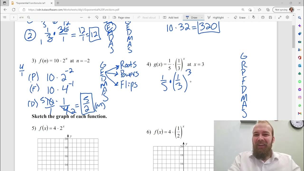 Kuta Graph Exponential Functions