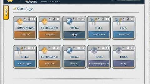 Entando Backoffice - A Very Quick Journey