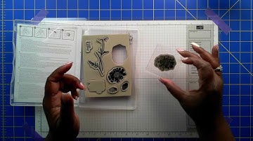 quick tip -  how to get clear stamps to stick to blocks