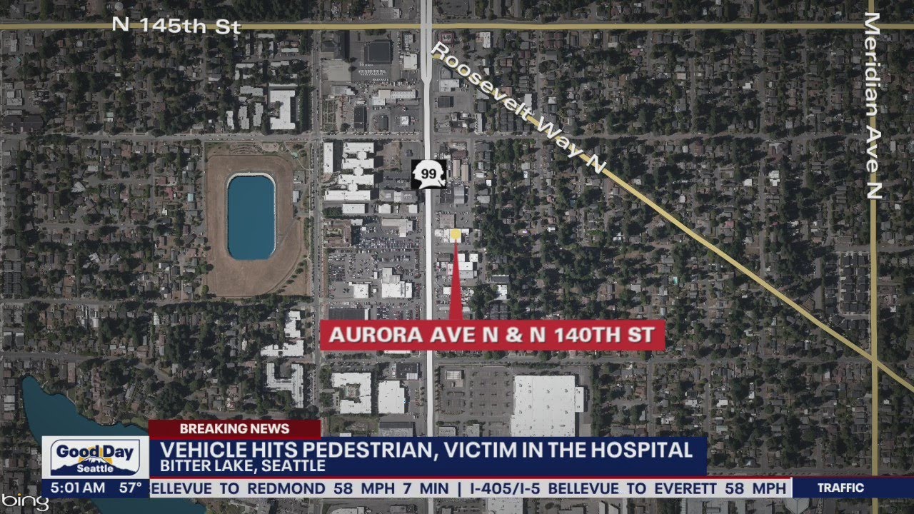 Pedestrian hit by car in North Seattle | FOX 13 Seattle - YouTube