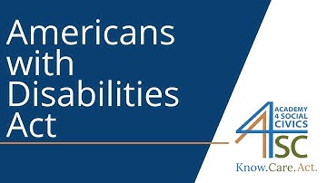 Americans with Disabilities Act: Accessibility for All - Disability Justice Series | Academy 4 S...
