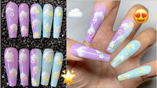 WATCH ME WORK | Cloud Nails ☁️ ✨ | nailsbykamin