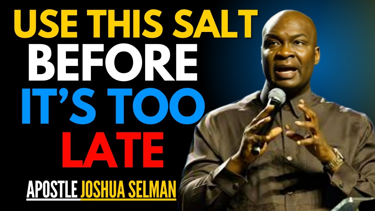 A Divine Salt Revelation You Must Act On Now | Joshua Selman Motivation |