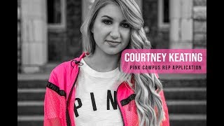 Courtney Keating Pink Campus Rep Application screenshot 3