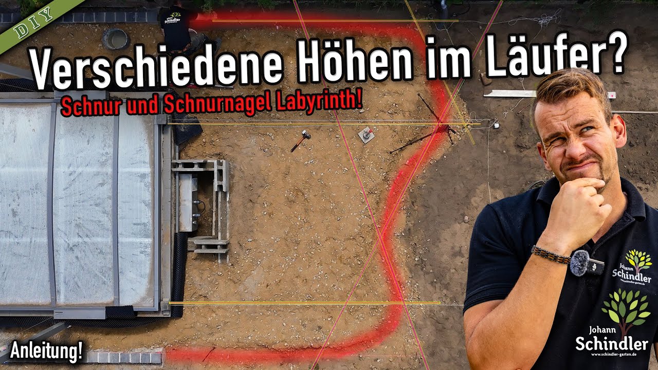 Flächen in verschiedenen Tiefen mit Gefälle Einmessen,Terrasse,Weg, Einfahrt/Teil 2 [Anleitung]