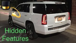 hidden features: yukon, tahoe, suburban, gmc, chevrolet