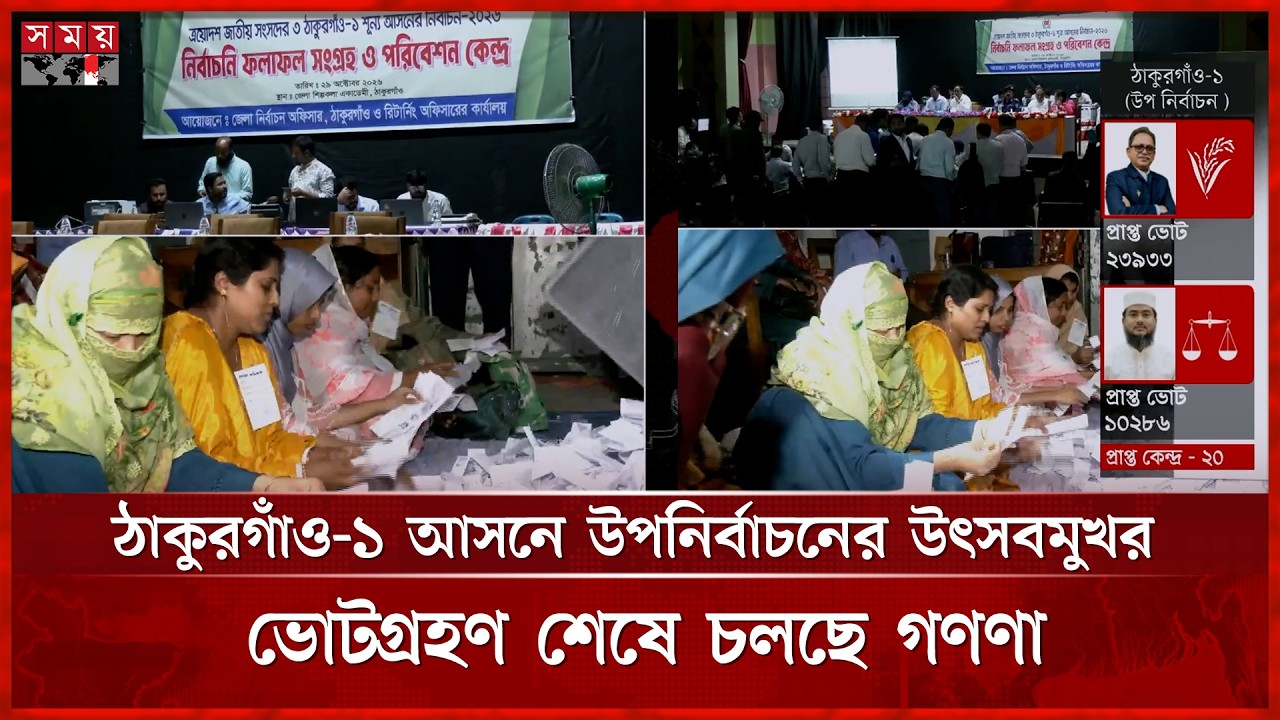 ২০ কেন্দ্রের ফলে জামায়াতের চেয়ে দ্বিগুণ ভোটে এগিয়ে বিএনপি প্রার্থী | Thakurgaon | Election