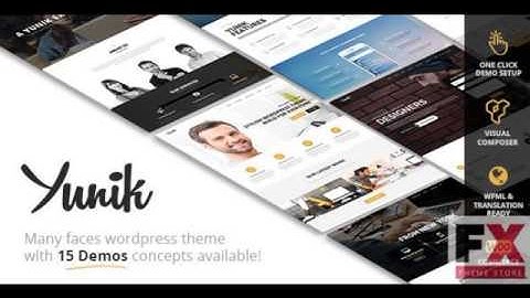 Preview Yunik - Ultimate Multi-Concept WordPress Theme TFx