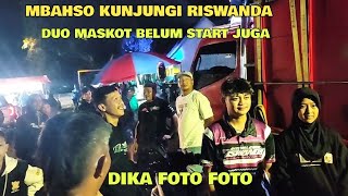 Mbahso brewog kunjungi riswanda, dika poter foto foto ‼️