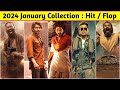 2024 january movies final box office collection  hit or flop fighter guntur kaaram hanu man