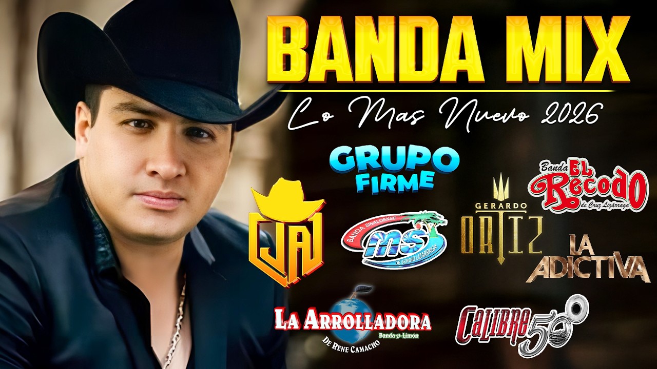 Julión Álvarez, Grupo Firme, Grupo Frontera, Banda MS, Carin Leon - Bandas Románticas Lo Mas Sonadas