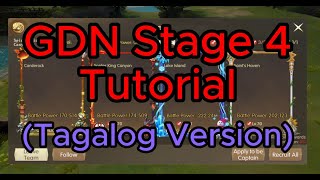 [GDN Stage 4] - Detailed Guide with 170k BP   Slow DPS! (Tagalog Version)