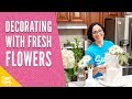 How to Add Fresh Flowers to Your Wedding Cake