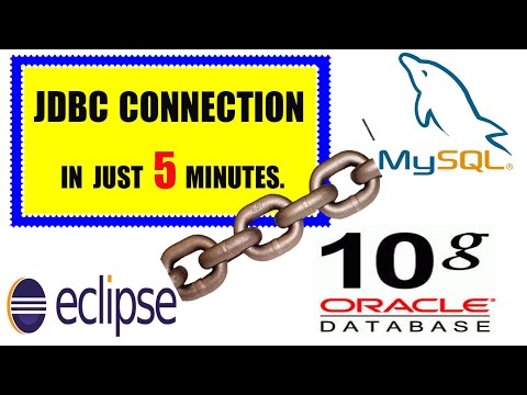 JDBC connection in 5 minutes | How to connect oracle database in java using Eclipse.