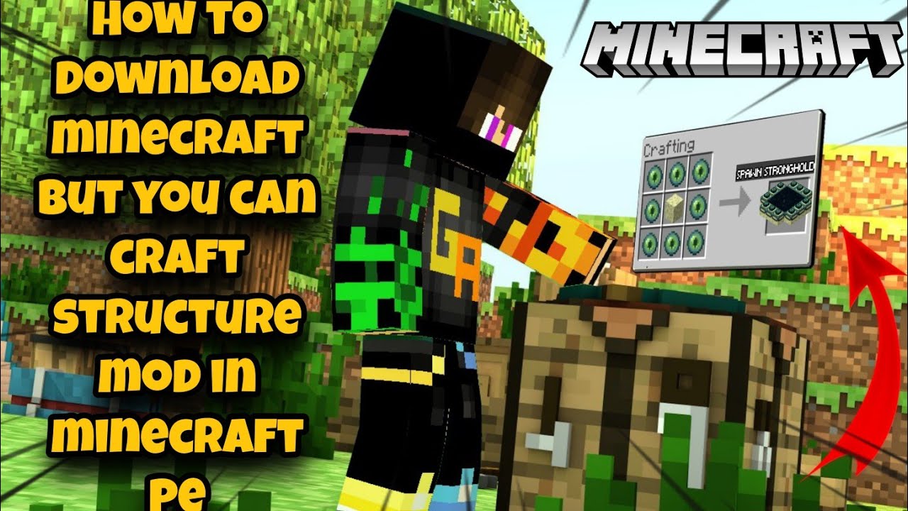 Download minecraft but you can craft structure mod in minecraft pe ...