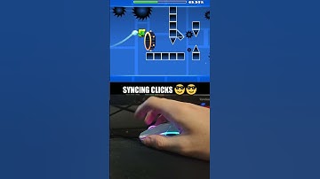 Geometry Dash: Syncing Clicks #shorts