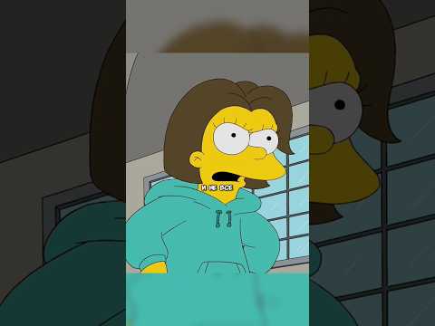 Лиза Перекрасилась В Брюнетку🫥 | Симпсоны | #simpsons #симпсоны#сериал#мультик