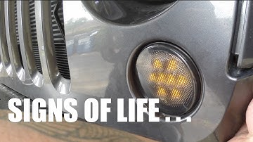 How to install Jeep JK LED TURN SIGNALS. Signs of life...