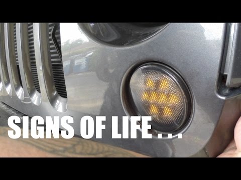 How to install Jeep JK LED TURN SIGNALS. Signs of life…