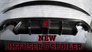 NEW Q50 DIFFUSER AND SPOILER!!