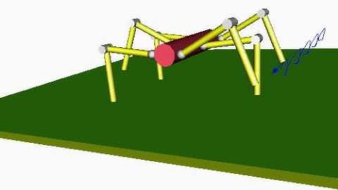 Insecticidal-Like 6-Leg Robot: Universal Mechanism Demo