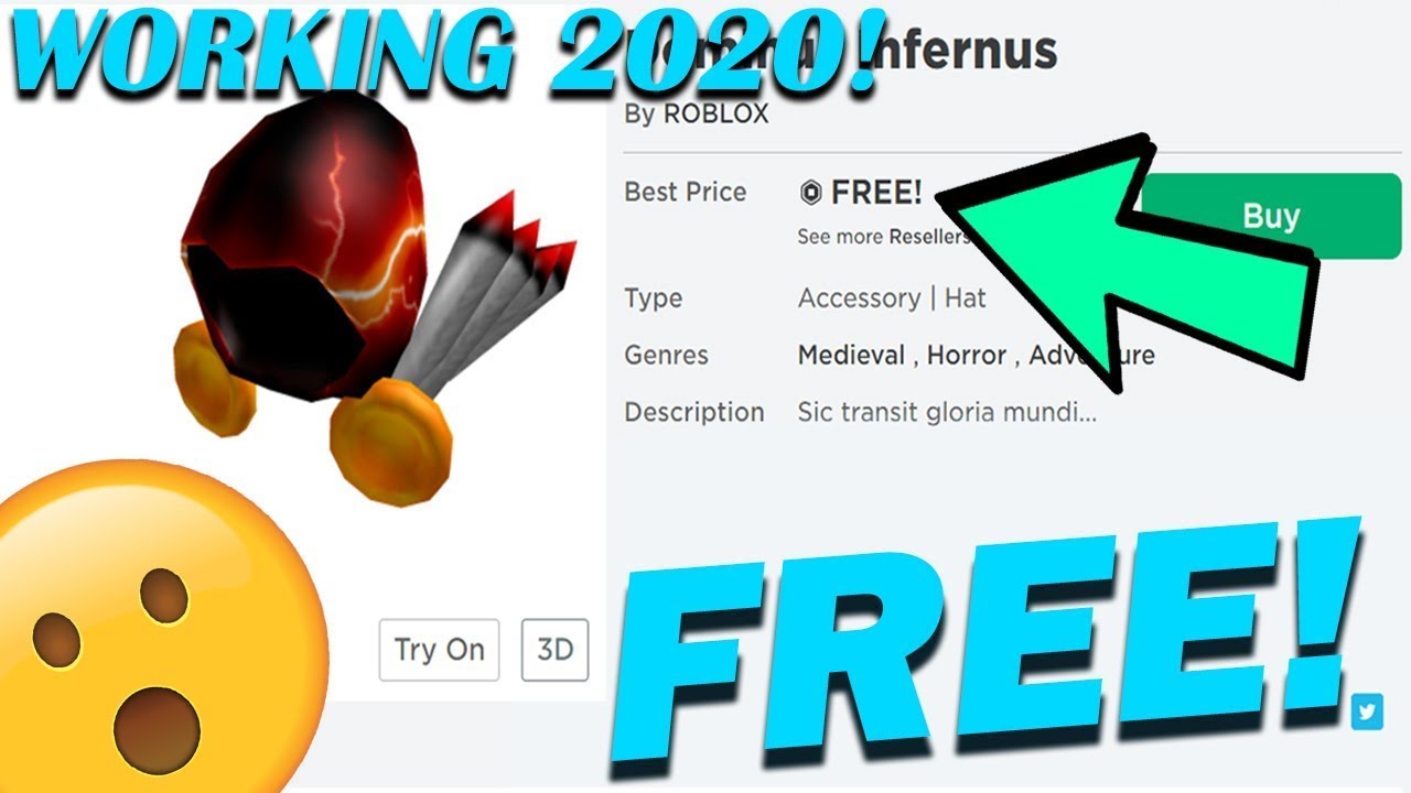 HOW TO GET A FREE ROBLOX DOMINUS HAT?! 