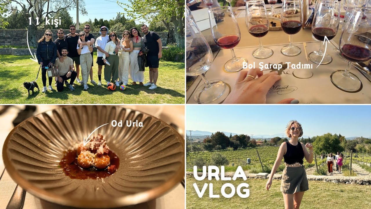 URLA VLOG | Bol Mekan Tavsiyeli, Şarap Tadımlı, Lezzet Tatili
