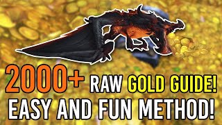 WoW Dragonflight SUPER FUN Raw Gold Farm Guide!