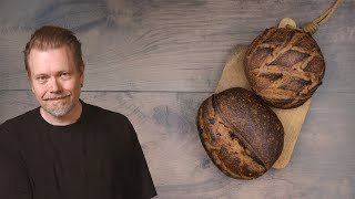 Easy No Knead Sourdough Bread Recipe | No Knead Artisan Bread | Foodgeek Baking