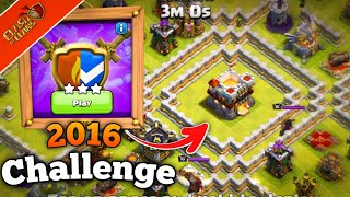 Easily 3 Star 2016 Challenge (Clash Of Clans) ||