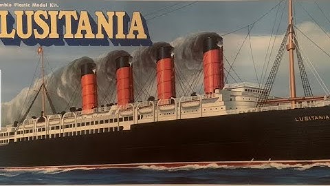 RMS Lusitania 1:350 Scale Model Build    Part 4