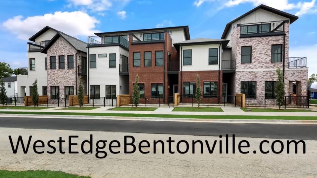 Amazing Townhome For Sale in West Edge Complex Downtown Bentonville YouTube