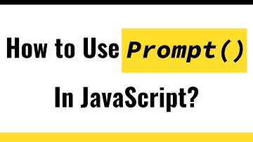 ✅ JavaScript String | How to Use Prompt in JavaScript? | How to Capture User Input in JavaScript?