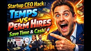 Startup CEO Hack: Temps vs Perm Hires – Save Time & Cash! 🚀