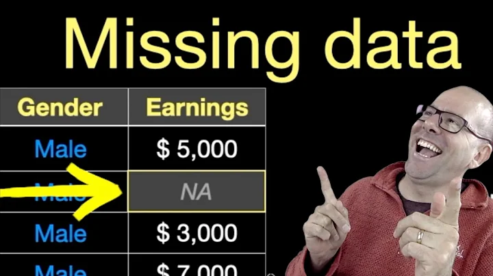 Understanding missing data and missing values. 5 ways to deal with missing data using R programming