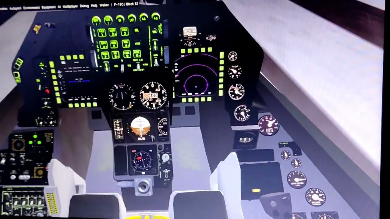 FlightGear | Туториал на General Dynamics F-16 | Tutorial on F-16