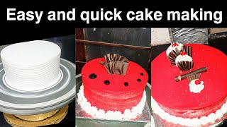 केक बनाने का सबसे आसान तरीका | Easy cake making | Deepak Cakemaker #Deepakcakemaker #easycakemaking screenshot 4