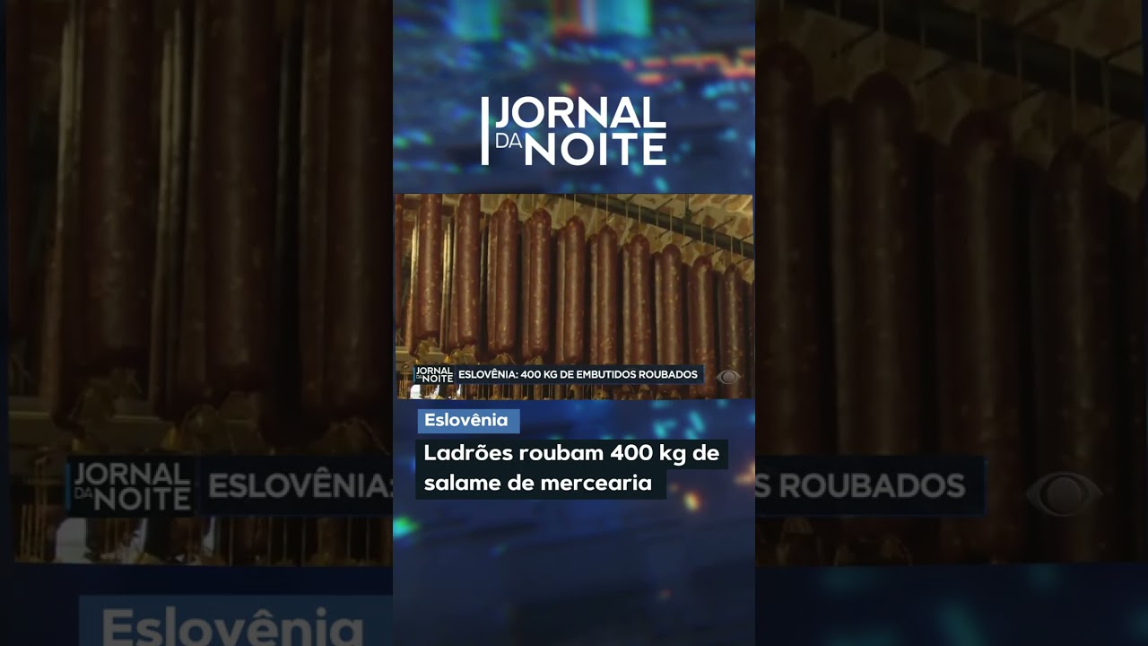 Ladrões roubam 400 kg de salame de mercearia