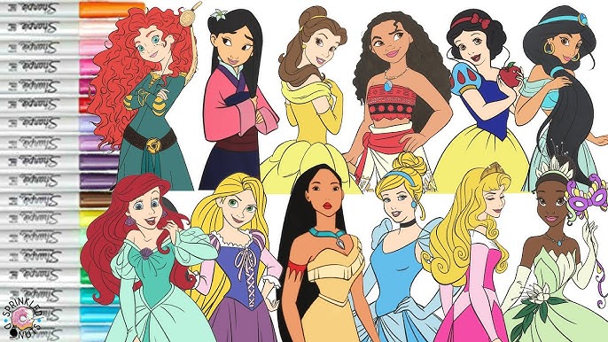 Disney Princesses - coloriages Mystères - Hachette Heroes 