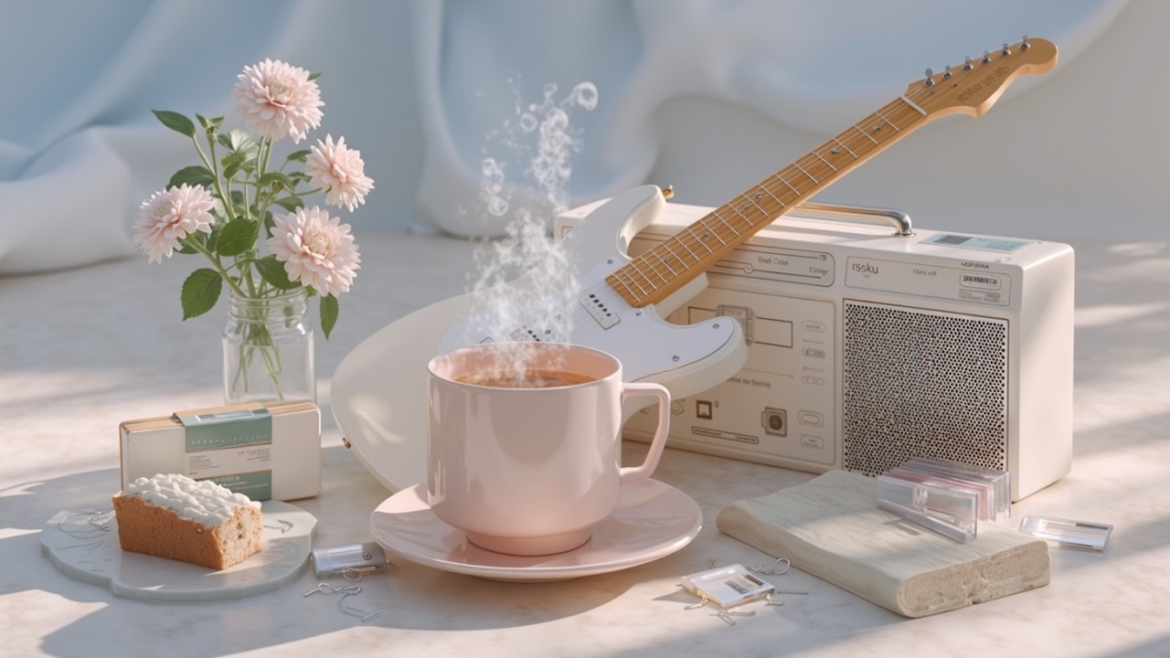 Утренний кофе и гитарная музыка: идеальная расслабляющая акустическая атмосфера кофейни