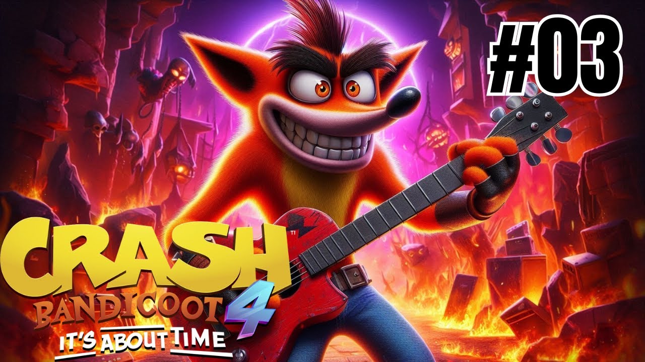 Guitar Hero do inferno 🎸🔥 - Crash Bandicoot 4 - EP 3